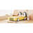 Intriguing Twin Size Race Car Bed With Yellow Wheels - Crafted For Durability And Comfort Platform Fascinating Theme Relaxing Bedroom Atmosphere-637425664
