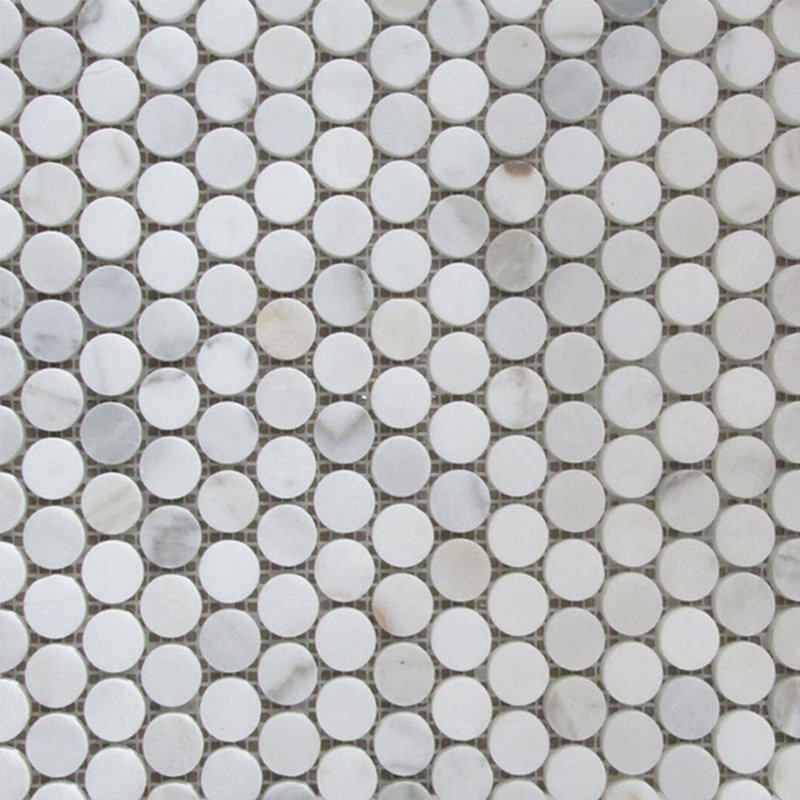 12" x 11" Marble Mosaic Wall & Floor Tile