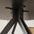 Saveta Round with Iron Base Dining Table-97872695-97872696-97872697