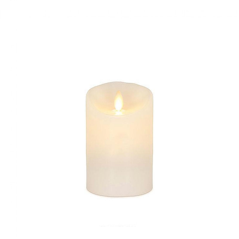 Bougie sans flamme Reallite, Ivoire ivoire, 4,5 po x 3 po sans flamme