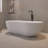 67" Freestanding Soaking Solid Surface Bathtub