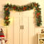 270cm Lighted Faux Garland with Lights-1288576300