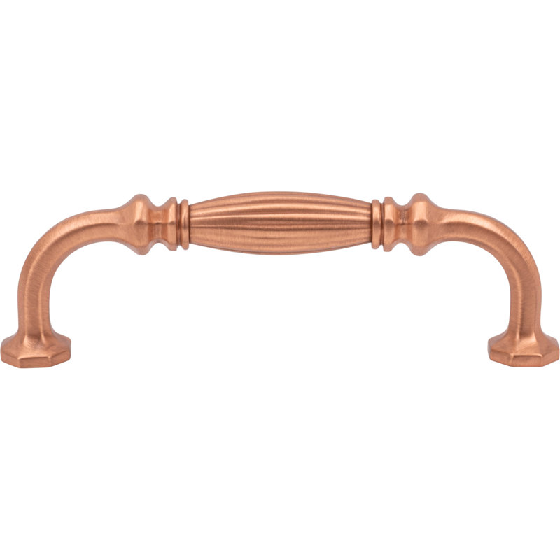 Roscato Pull, Unlacquered Brass, 3 3/4"