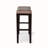Darvis Upholstered Counter Stool with Solid Wood Frame