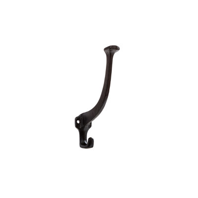Cast Iron "Wellington" Black Wall Robe Hook