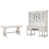 2 Pieces: Desk, Credenza