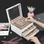 Songmics Wood Jewellery Box + Drawers