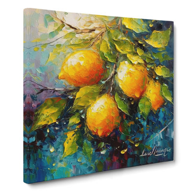 Lemon Fruit Neo-Impressionism - Print