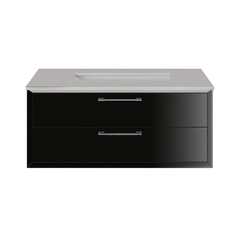Gemelli 30'' W Single Stone Vanity Top, Polished White