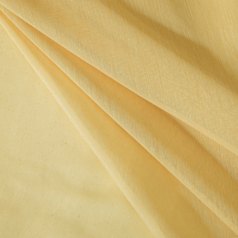 Makeira Semi Sheer Curtain Pair, 2 Panels, Gold