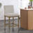 Tamami 26" High Modern Farmhouse Turned Leg Beaded Counter Stool(Set of 3)-99277284-99277281-99277278