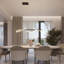 1 - Light Black LED Geometric Pendant