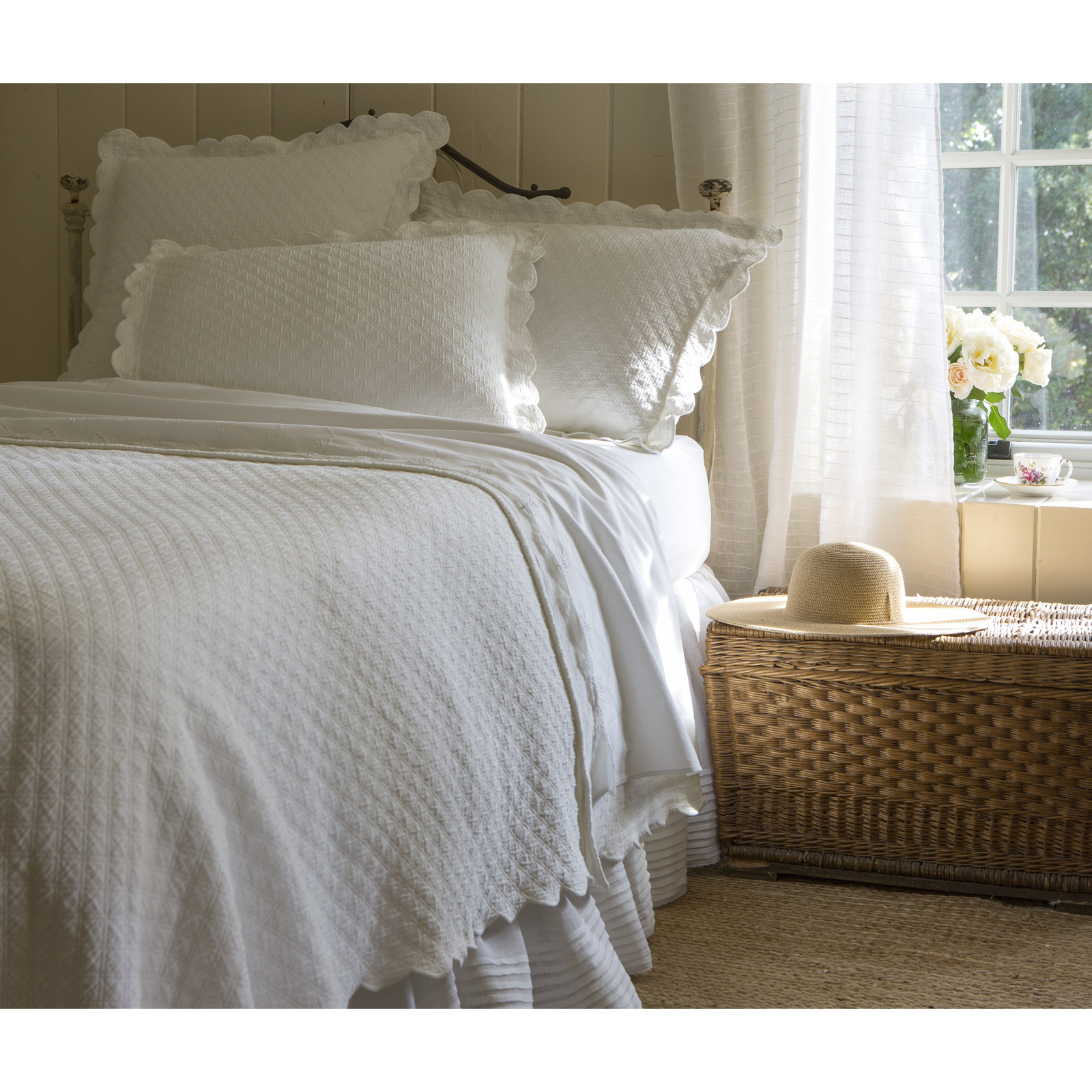 Malese Cotton Shams, King
