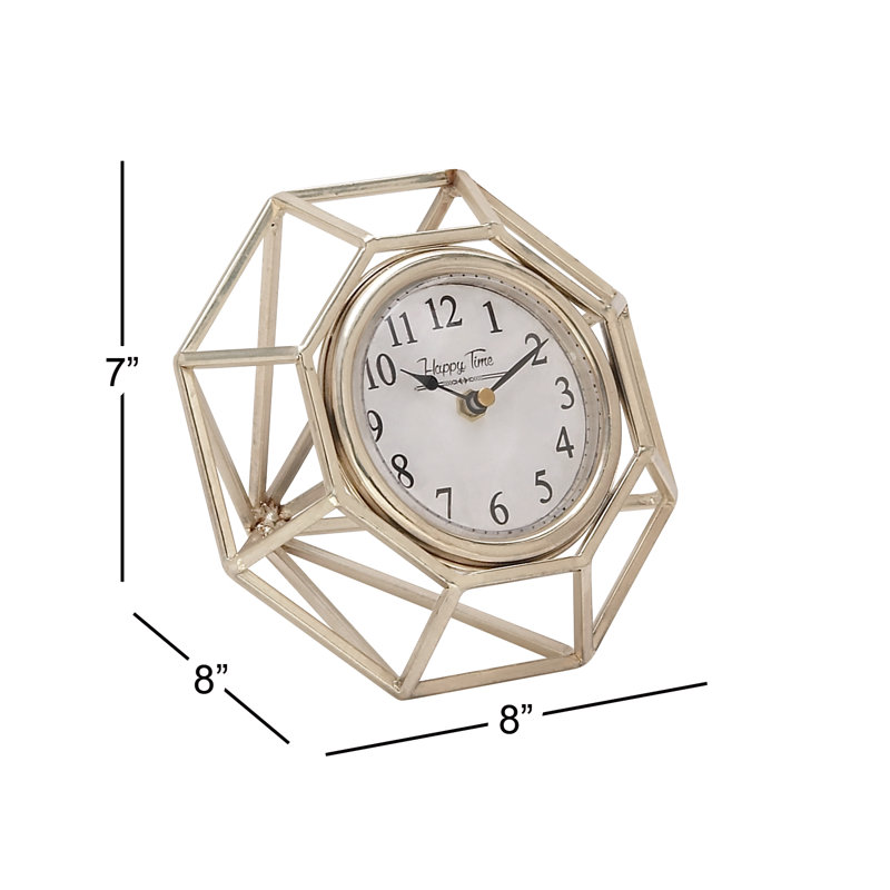 Horloge de table, Argent argent