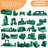 Camborne Kids and Toddler Play Couch , Convertible Folding Sofa, Modular Kids Couch for Playroom Bedroom, 10 in 1 Multifunctional Couch-1193686630-1162451808
