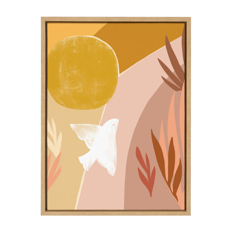 «Sunrise Dove» par Kate Aurelia Holloway, reproduction d'art sur toile encadrée, H 24 po x l 18 po x P 1,63 po