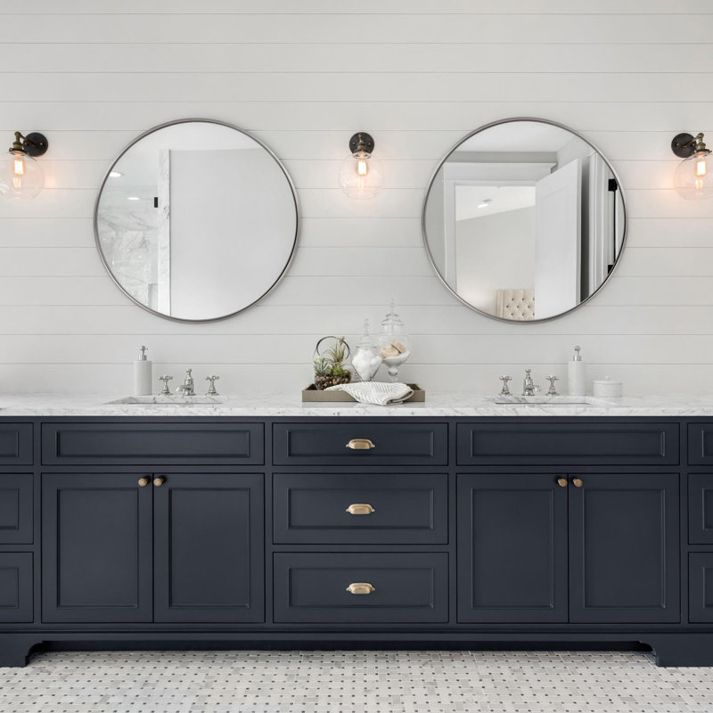 Kevser Modern and Contemporary Accent Mirror, Silver