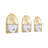 Fashion Faces Wall Art 3 Piece Décor Set