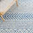 Metro Hand Tufted Wool/Cotton/Latex Rug in Blue-874763248