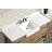 Karn 55'' Single Bathroom Vanity with Marble Top