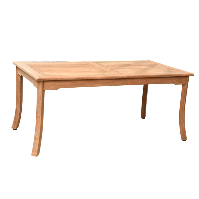 Ensemble repas 9 pièces teck luxueux Kyla, 8, H 30 po x L 71 po x l 36 po