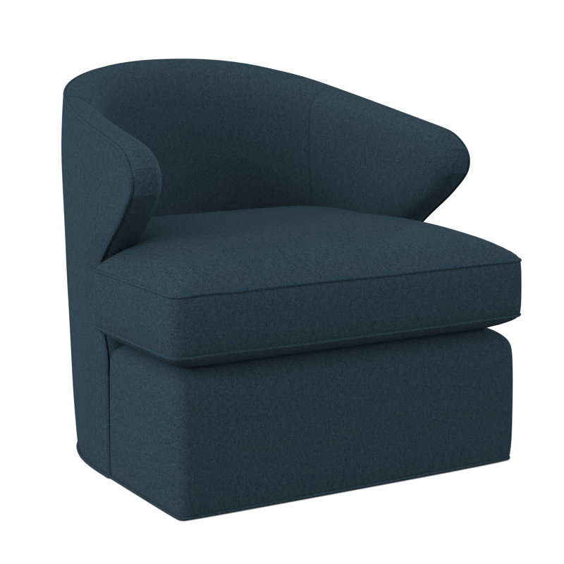 Fauteuil pivotant Scoop, Mélange de polyester Margaret Lagoon
