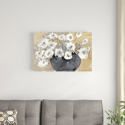 Une autre fleur blanche II par Samuel Dixon - Peinture