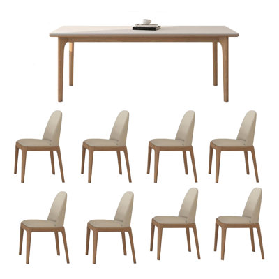 High-end dining table and chair set