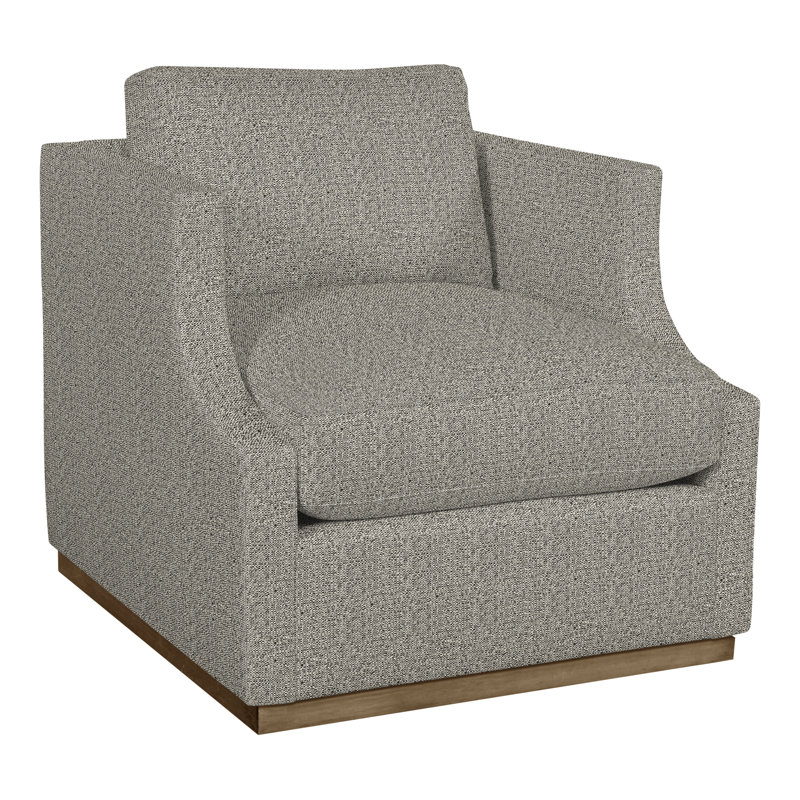 Fauteuil Thom Filicia Home, Tissu Tuck Graphite Crypton® Performance, Navajo
