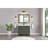 42" Solid Wood Bathroom Vanity with 1" Engineered Marble Top, Single Sink-378300697