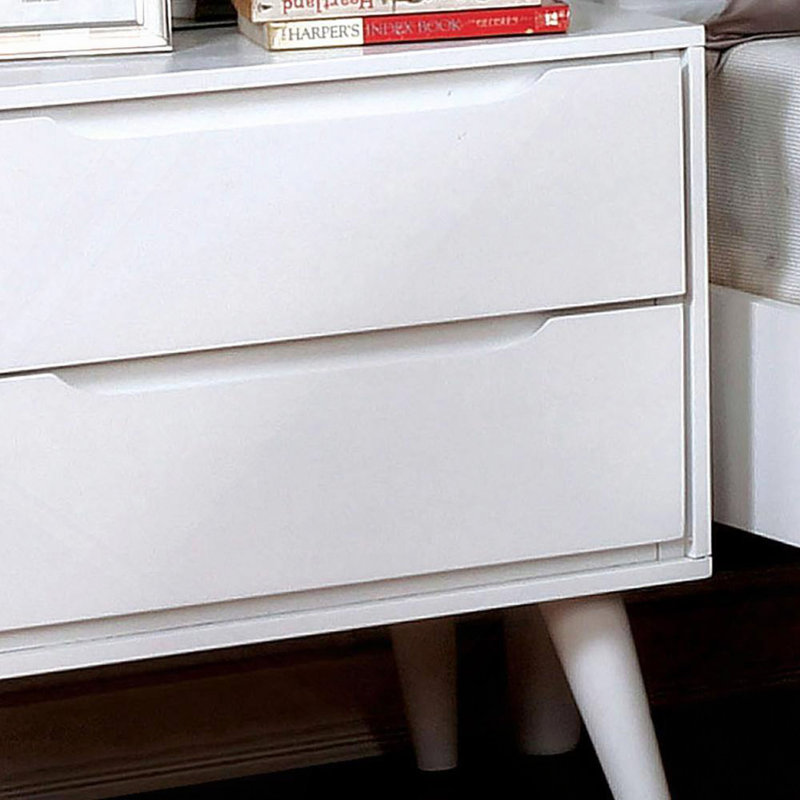 Table de chevet 1Pc, Blanc