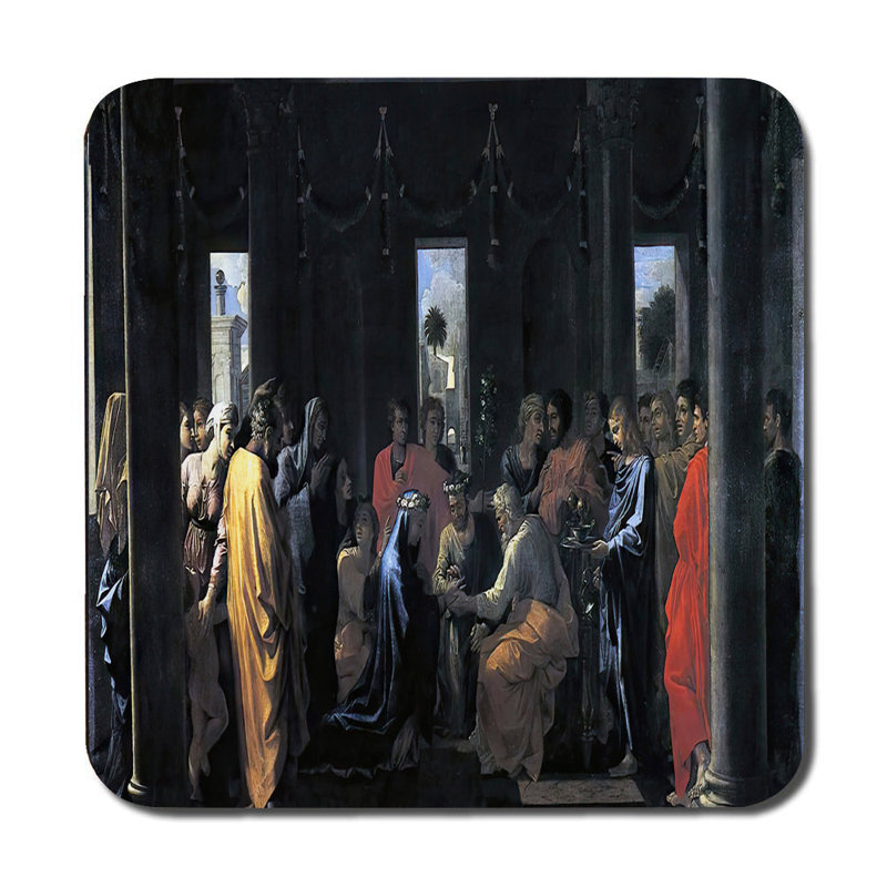 Jerusalem Palm Sunday Scene Placemats And Coasters Set