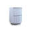 Elegant White 16" x 20.5" Scalloped Accent Table with Built-In Drawers-635314094