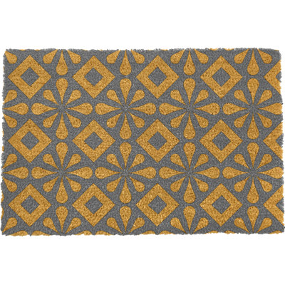 Douglassville Square Tile Kitchen Mat
