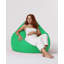 Fauteuil à billes de qualité supérieure, vert uni, 45,3 po x 51,2 po x 15,4 po | 100% polyester imperméable, rembourré avec 100% de mousse de styromousse originale | Système de fermeture à glissière caché, moderne et élégant pour le divertissement en plein air-2120358748