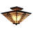 Jankowski Glass Semi Flush Mount