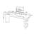Black Rectangular Solid Wood  desk-1547258725