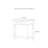 Cream Style Solid Wood Console Table