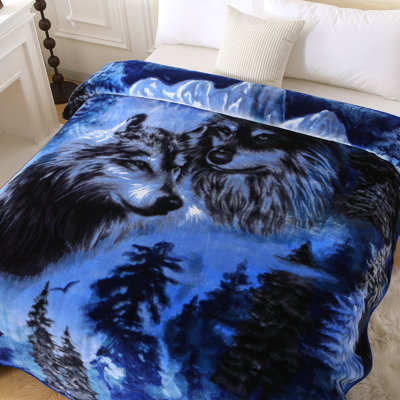 Couverture épaisse et moelleuse, couverture polaire, 85 po x 95 po, couverture chaude et lourde