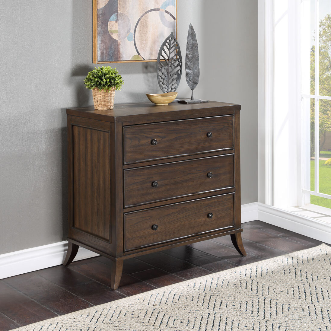 Red Barrel Studio® Elfa 3 - Drawer Dresser & Reviews