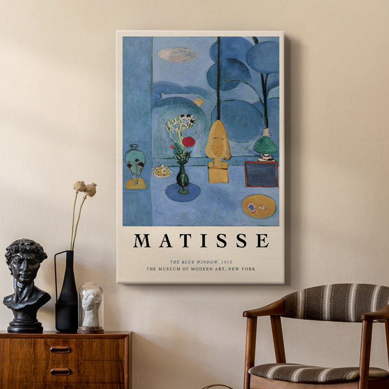 Matisse CC, reproduction encadrée - galerie Cavas sur mesure, H 18 po x l 12 po