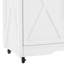 Nixon 53" Rolling Kitchen Cart Island with Solid Wood Tabletop & Power Outlets-1808770922