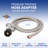 Régulateur de propane basse pression universel 5 pi. Avec tuyau tressé en acier inoxydable Flame King 5 pi.