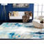 Zeke Abstract Grey/Blue Area Rug-1927342156