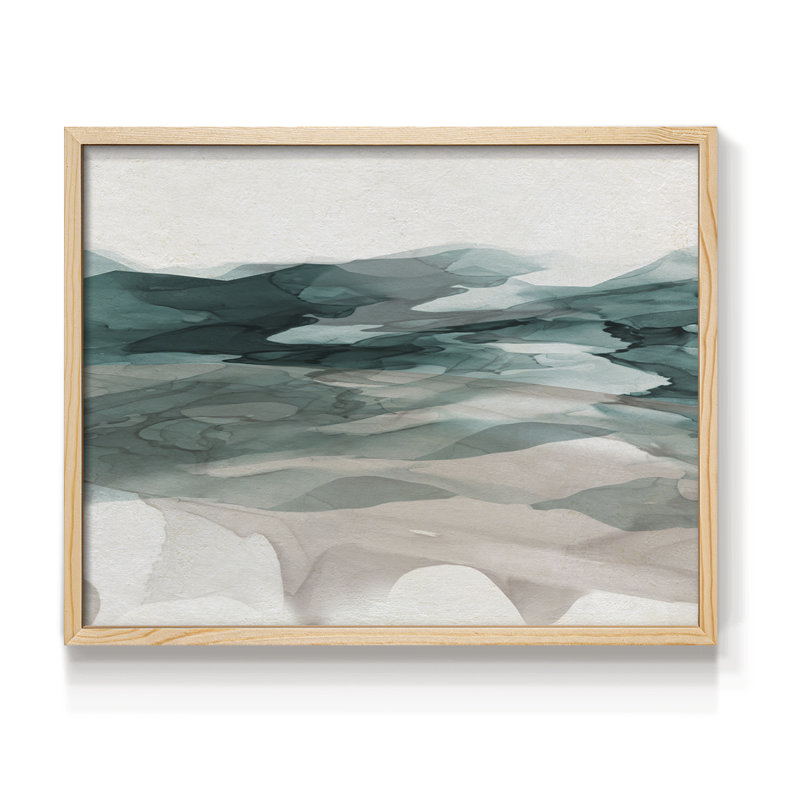 Mountain Mountain - Reproduction encadrée - Restickable, Naturel, H 11 po x l 14 po
