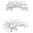 U Shaped Modular Sectional Sofa Couch For Supreme Comfort And Stylish Living-1957965422