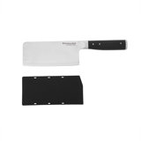 KitchenAid® Gourmet Forged Triple Rivet Cleaver Knife with Custom Fit Blade Cover, 6 inch, Black