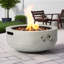 Foyer d'extérieur moderne pour patio