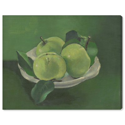 «Still Life With Apples», art mural rétro sur toile par Art Remedy