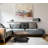 Aalisa Black With Natural Wood Coffee Table